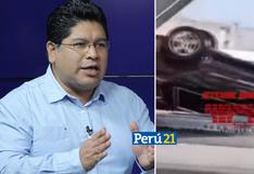 ¡Reapareció en TIKTOK! Alcalde de Puente Piedra no responde al escandaloso choque que protagonizó (VIDEO)