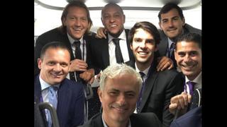 Ex figuras del Real Madrid se reencontraron en París