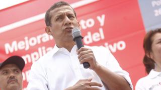 Ollanta Humala reiteró que próximos gobiernos deben continuar con política social