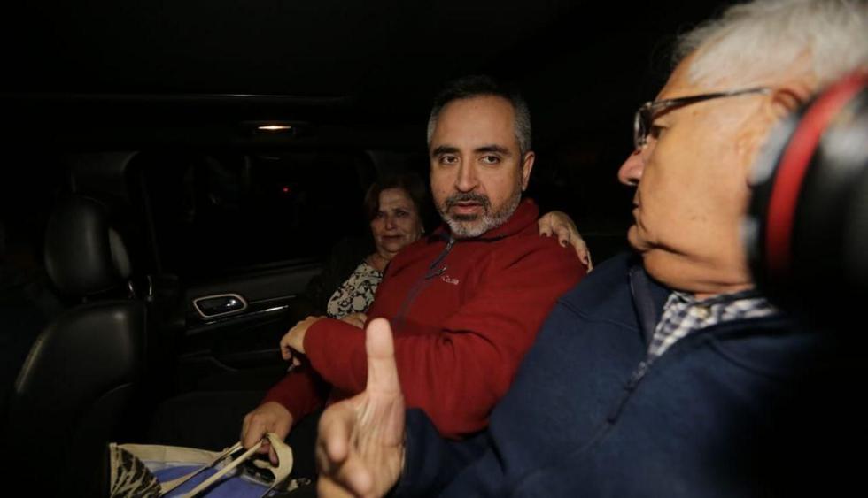 EN LIBERTAD. Cerca de las 7:30 de la noche, Jorge Tovar abandonó el penal Sarita Colonia y se dirigió a San Isidro a esperar a su esposa.