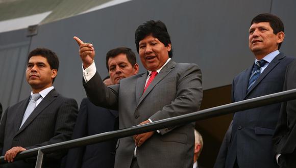 Edwin Oviedo presidente de la Federación Peruana de Fútbol (FPF). (Foto: El Comercio)