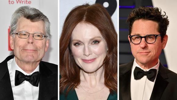 Stephen King, Julianne Moore y J.J. Abrams trabajarán juntos en una nueva serie de televisión para Apple TV+. (Foto: AFP)