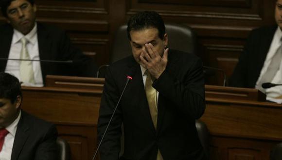 CONSUELO DE TONTOS. Según Omar Chehade, su trabajo contra la corrupción le ha pasado la factura. (Mario Zapata)