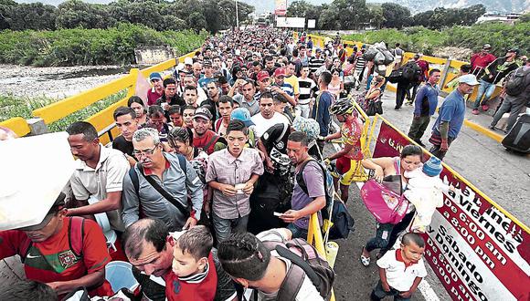Tensión en la frontera entre Venezuela y Colombia. (AFP)