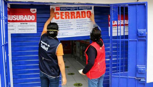Clausuran botica clandestina que vendía medicamentos vencidos en San Juan de Miraflores (Foto: Minsa)
