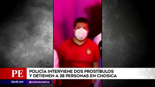 Chosica: Policía interviene prostíbulos y detiene a 38 personas