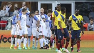 Estados Unidos venció 2-1 a Ecuador y clasificó a semifinales de la Copa América Centenario