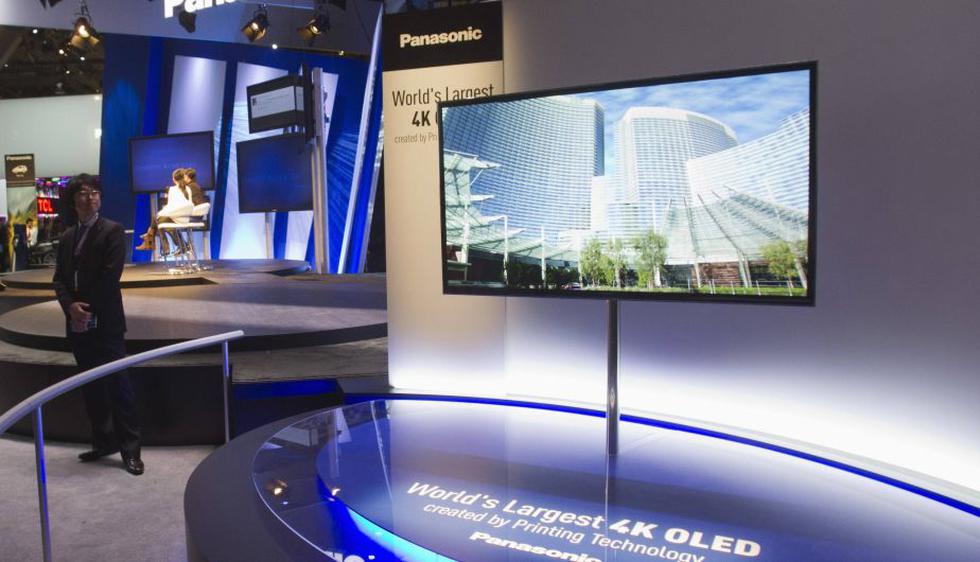 Panasonic presentó su televesiro de 56  pulgadas con tecnología OLED (de diodos orgánicos emisores de luz). Reuters