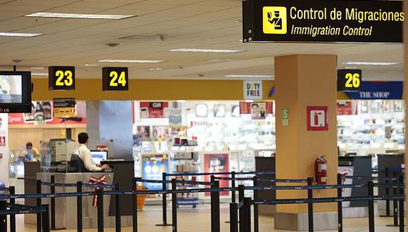 Detienen a ecuatoriano por trata de menores en el aeropuerto Jorge Chávez. (USI)