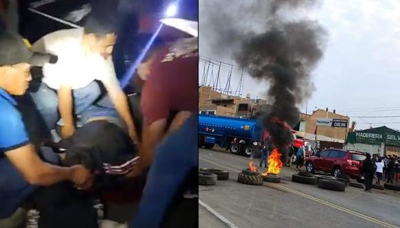 La Libertad: Ambulancia no pudo pasar por bloqueo de carretera y joven muere  atropellado