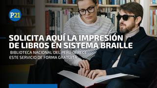 Biblioteca Nacional del Perú ofrece sistema de impresión de textos en sistema braille