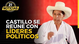 Pedro Castillo inicia reuniones con líderes políticos