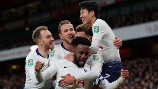 Tottenham venció 2-0 al Arsenal y avanzó a la semifinal de la Carabao Cup