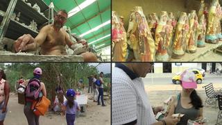 La venezolana que cruza todos los días la frontera para vender estatuas religiosas en Colombia | VIDEO