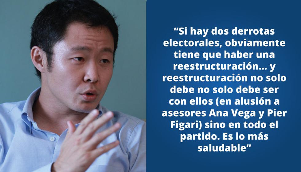 Kenji Fujimori apostó por reorganización de FP para aspirar a próximas contiendas electorales.