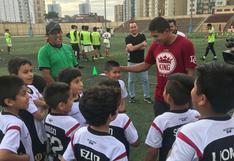 Edison Flores dio charla a los jugadores de las divisiones menores de Universitario