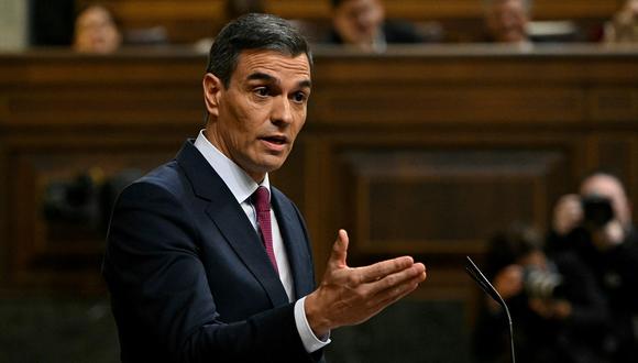 El presidente de Gobierno de España, Pedro Sánchez, anunció el fin de la visa dorada. (Foto de JAVIER SORIANO / AFP)