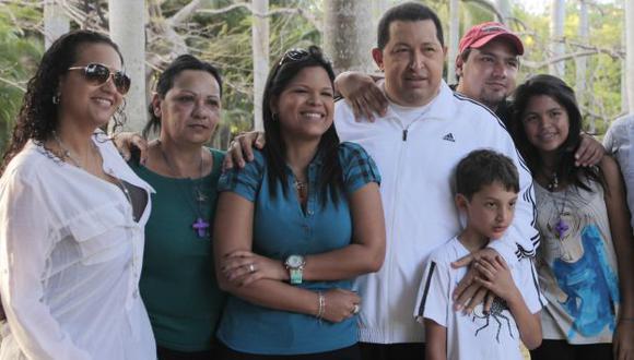 Chávez se reunió con su familia en La Habana. (AP)