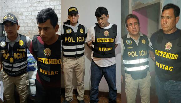 La Libertad: Detienen a 12 presuntos integrantes de organización criminal.
