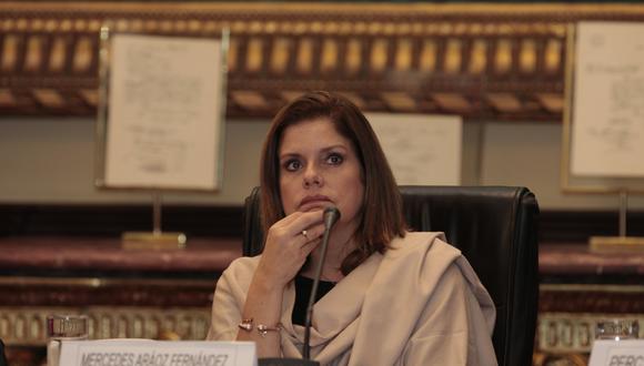 Mercedes Aráoz se refirió a su situación actual en el Gobierno. (GEC)