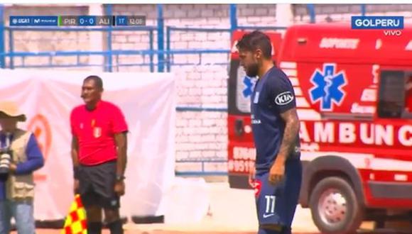Felipe Rodríguez falló penal apenas a los 12' del primer tiempo. (Captura: Gol Perú)