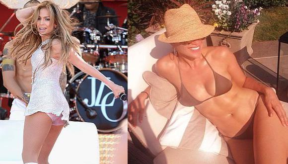 Jennifer López alborota las redes sociales luciendo bikini. (Instagram)