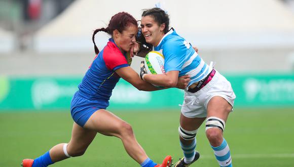 Argentina tiene un panoramas muy complicado en el Rugby 7 femenino. (Foto: Carlos Lezama / Lima 2019)