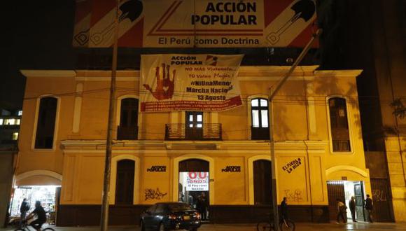 En Acción Popular se refirieron a la denuncia contra el presidente del Congreso, Manuel Merino de Lama. (Foto: GEC)