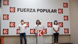 Keiko Fujimori: “Pedro Castillo plantea la confrontación, nosotros no haremos eso”