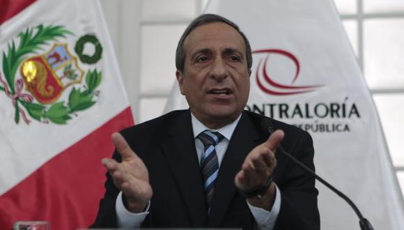 Contralor Fuad Khoury dijo que su institución evalúa contrato firmado con empresa de Gerald Oropeza. (Perú21)