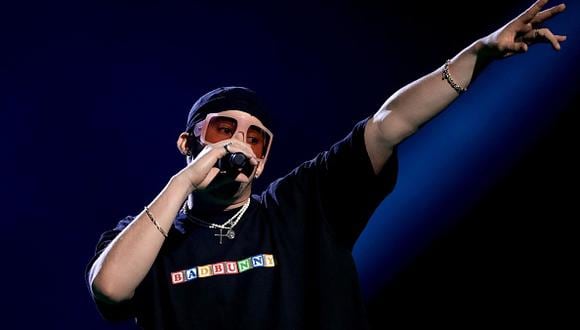 MEXICO CITY, MEXICO - MARCH 05: Bad Bunny performs onstage during the 2020 Spotify Awards at the Auditorio Nacional on March 05, 2020 in Mexico City, Mexico. (Photo by Victor Chavez/Getty Images for Spotify)