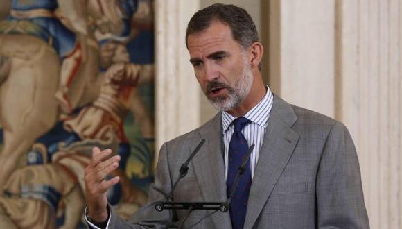 España: Rey Felipe VI criticó crisis en Cataluña. (EFE)