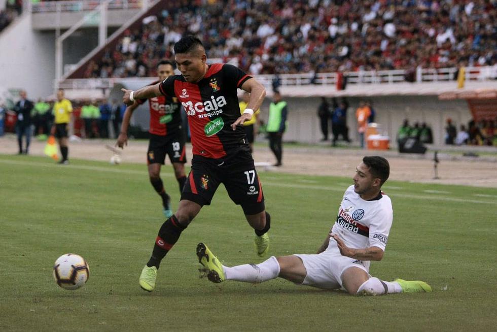 Melgar no pudo ante San Lorenzo en la UNSA, en su debut en el Grupo F de la Copa Libertadores. (Foto: Omar Cruz)