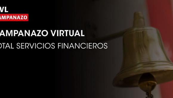 El Gerente General de la Bolsa de Valores de Lima, Francis Stenning, dio la bienvenida a Total Servicios Financieros. (BVL)