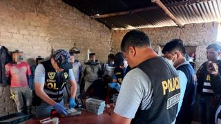 Policía incautó más de 105 kilos de cocaína y detuvo a 13 personas en Lambayeque
