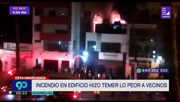 Emergencia se reportó a las 02:08 a.m., según el portal de los Bomberos. (Captura: Latina)