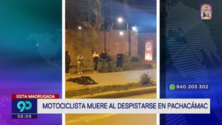 Pachacámac: accidente en motocicleta dejó un muerto en la Av. Manuel Valle [VIDEO]