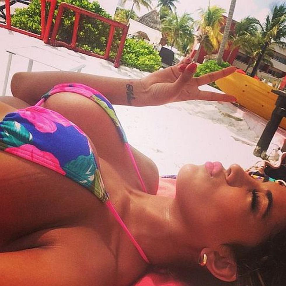 Melissa Paredes disfruta de su soltería en Cancún. (Instagram Melissa Paredes)
