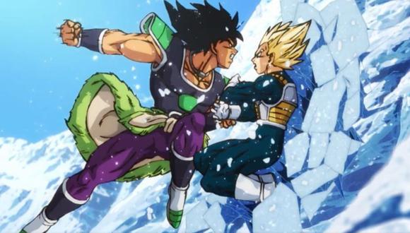 En las imágenes se ve a Goku y Vegeta peleando en su máximo nivel contra el Super Saiyayin Legendario, Broly. (Foto: Toei Animation)