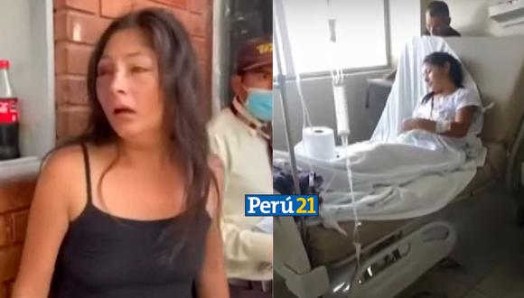Magaly Solier permanece internada en el hospital Carrión del Callao. (Foto: ATV)