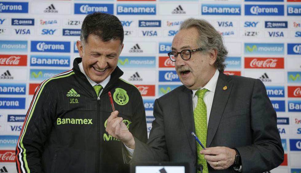 Juan Carlos Osorio fue presentado como técnico de la selección de México. (EFE)