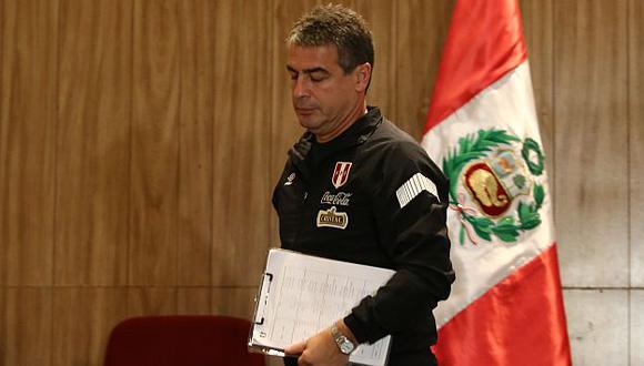 Pablo Bengoechea presentó su informe final sobre la selección peruana. (USI)