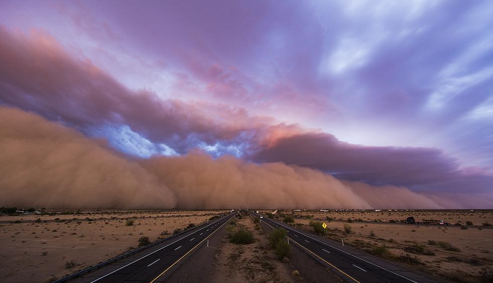 Las imágenes de una poderosa tormenta de arena que afectó el sur de Arizona se hicieron viral en Facebook. (Foto: Mike Olbinski Photography)