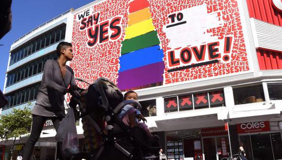 Australia vota a favor del matrimonio homosexual. (AFP)