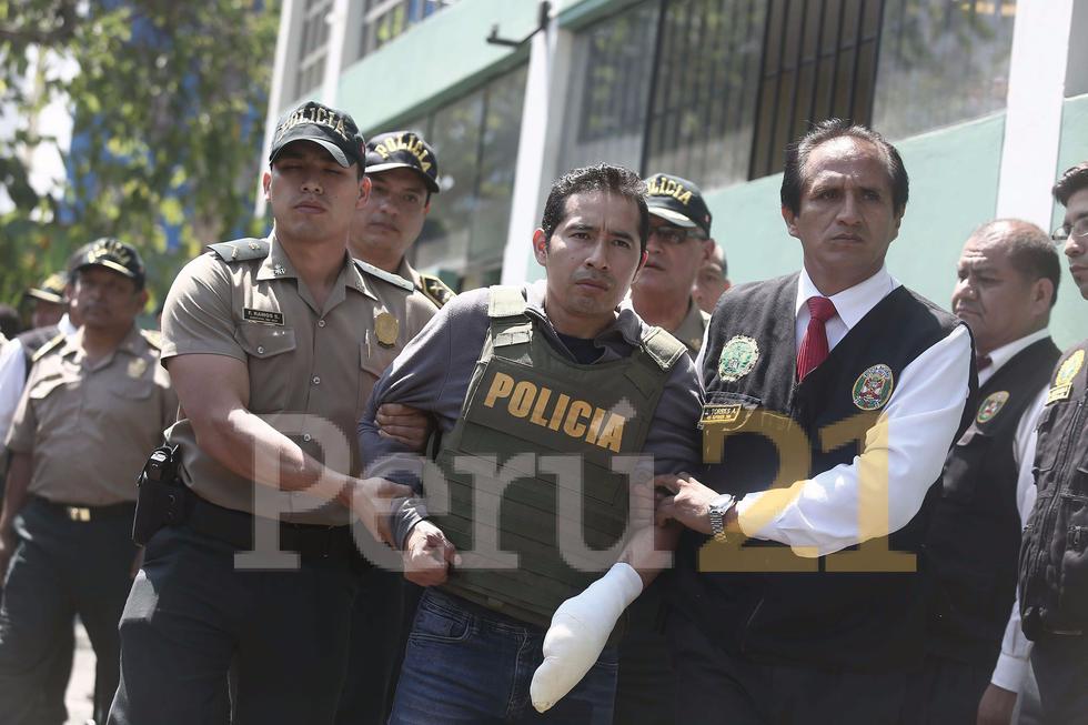 Carlos Javier Hualpa Vacas, presunto agresor de Eyvi Ágreda, niega ser el responsable del ataque. (César Campos/Perú21)