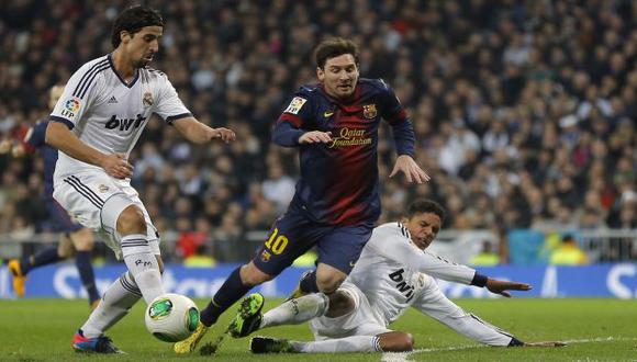 NO PUDO. Messi no brilló. El Madrid lo marcó mucho y bien. (AP)