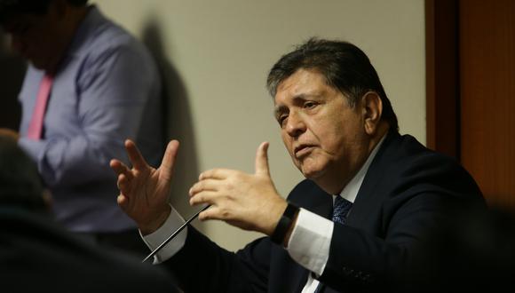 Alan García llamó a la concertación entre las fuerzas políticas. (Foto: USI)