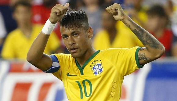 Neymar marco dos de los cuatro goles en la goleada de su selección frente a Estados Unidos. (Reuters)