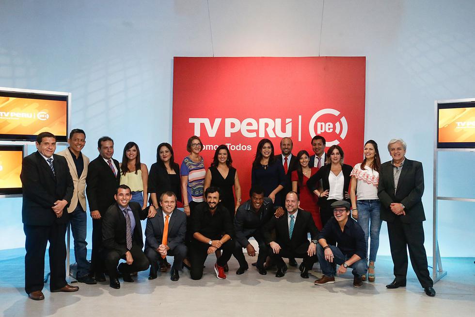 Este es el equipo completo que busca renovar la parrilla de TV Perú. (Créditos: Renzo Salazar)