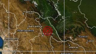 IGP:  reportan sismo de magnitud 4,0 en La Mar, Ayacucho